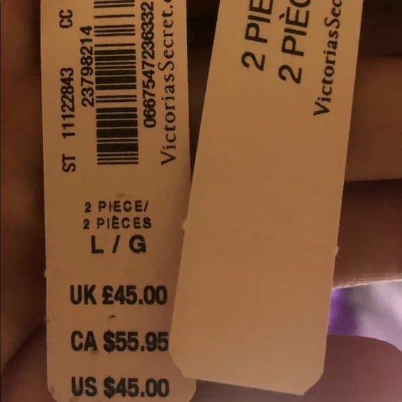 NWT Victoria Secret Floral Lace & Stripe Babydoll - Picture 5 of 5